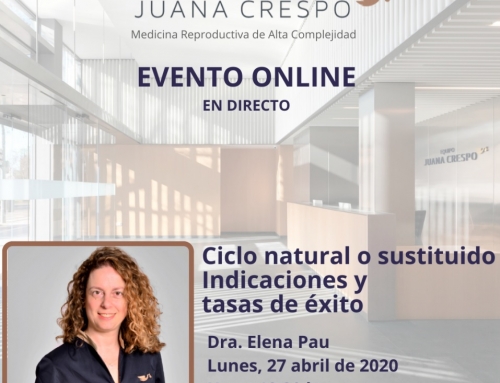 Evento online: Ciclo natural o sustitutivo. Indicaciones y tasas de éxito.